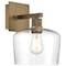 Access Lighting Port Nine Chardonnay, Chardonnay LED Wall Sconce, Antique Brushed Brass Finish, Clear Glass 63144LEDDLP-ABB/CLR - alternate 1
